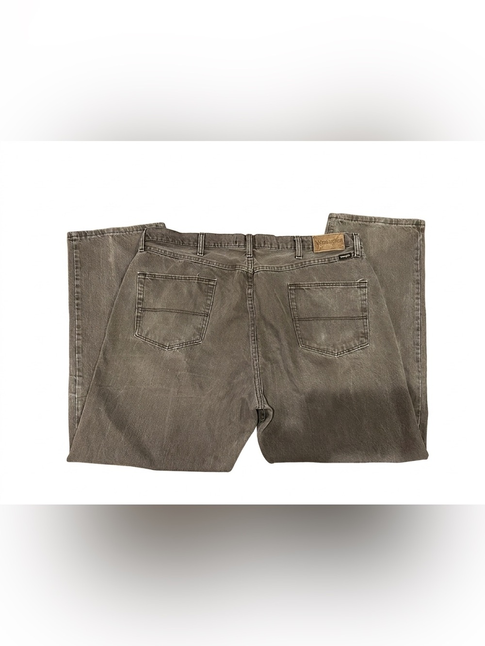 Wrangler Jeans Mens 40x30 Brown‎ Regular Fit Denim Pants Straight Leg Workwear